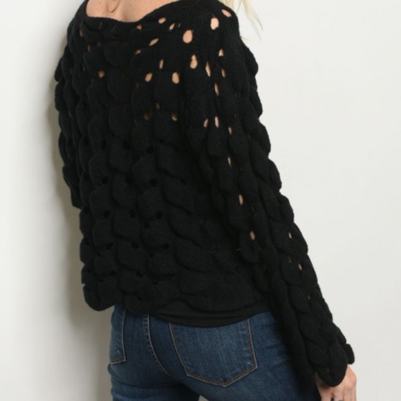 BLACK SWEATER - Picture 2 of 3